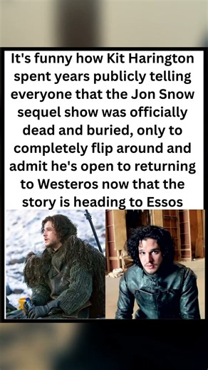 The Truth About Kit Harington’s Jon Snow Sequel! 🐺🎬 #GameOfThrones