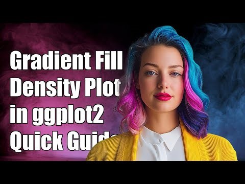 Applying a gradient fill on a density plot in ggplot2