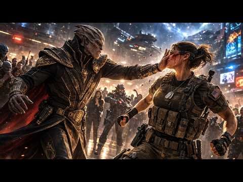 Alien Slapped a U S Marine in Public, Killed in 3 Seconds . #epic sci-fi tales