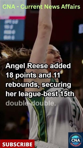 Angel Reese Hits 64th Career Double Double as Dream Defeat Storm #shorts #news #angelreesenews