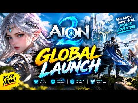 🔴 LIVE! AION 2 GLOBAL LAUNCH – Is This the NEXT BIG MMORPG? | First Impressions Gameplay