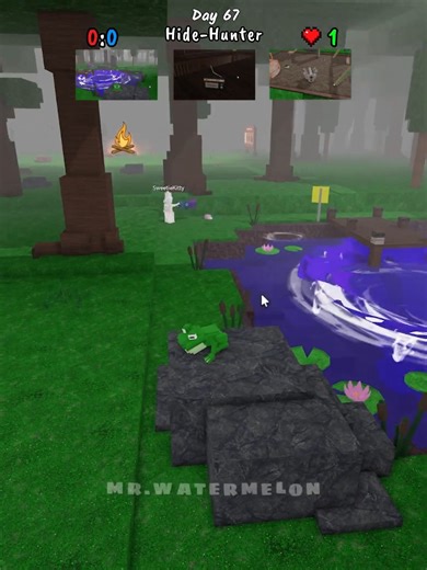 Hide Hunter in 99 Nights in the Forest | CashBlox