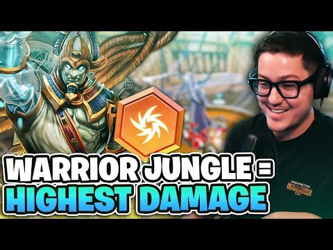 THE HIGHEST DAMAGE JUNGLE IN SMITE IS A WARRIOR
