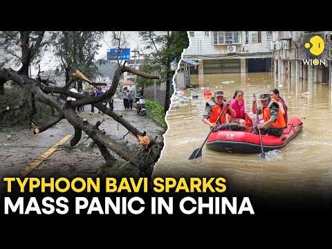 Typhoon Bavi Slams China | Nearly 2 Million Evacuated As Powerful Storm Hits | China |Typhoon Bavi
