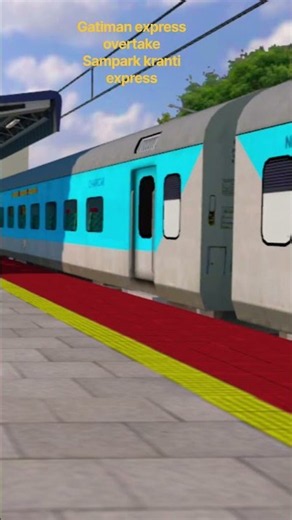 Gatiman express overtake Sampark kranti express