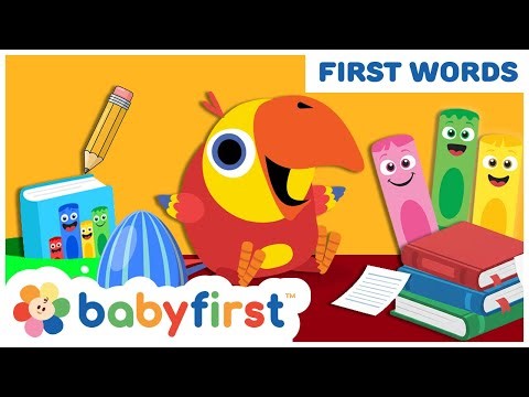 Toddler Learning Video | Learn New Words with Larry | Books, Clothes & Surprise Eggs | BabyFirst