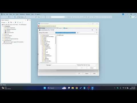 How to Restore a Database in SQL Server Management Studio (SSMS)
