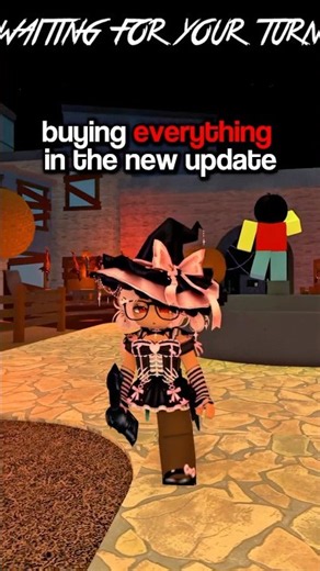 BUYING EVERYTHING IN THE UPDATE 🎃