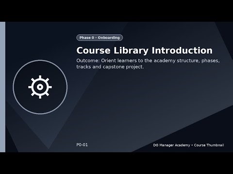 Course Library Introduction