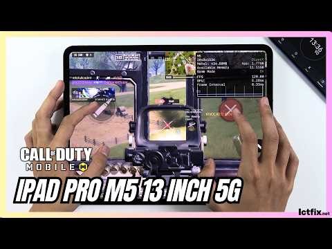 iPad Pro M5 13 inch Call of Duty Mobile CODM Gaming Test | Apple M5, 120Hz Display