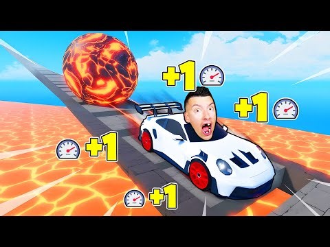 +1 VITESSE PAR SECONDE pour ÉCHAPPER à la POLICE et LA LAVE de Roblox..