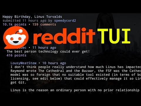 reddittui - Reddit in your Terminal - Linux TUI