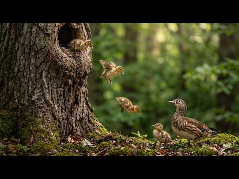 Mandarin Duck: From Egg to First Flight in 90 Days | Wildlife Documentary