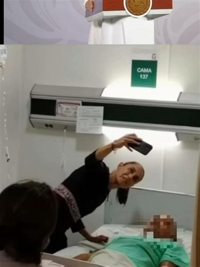 Claudia Sheinbaum aclara polémica sobre foto en hospital