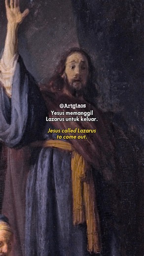 MUKJIZAT LAZARUS | THE MIRACLE OF LAZARUS #arthistory #religiousart #jesus #sejarahkristen #fyp