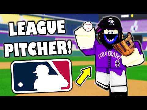 I Became a LEAGUE PITCHER in Roblox HCBB!