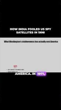 1998 Pokhran Nuclear Tests: The CIA Intelligence Failure on CNN