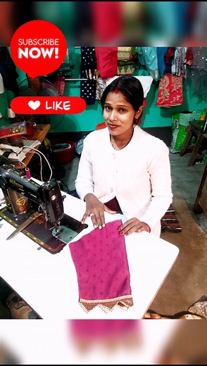 kurti neck hand design ✂️cutting and 🪡stitching #viral #fashion
