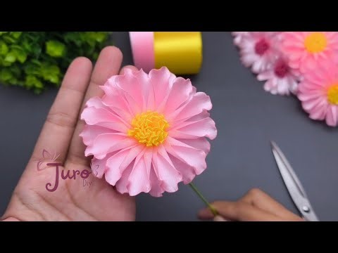 Satin Ribbon Flowers Tutorial 🌸🔥