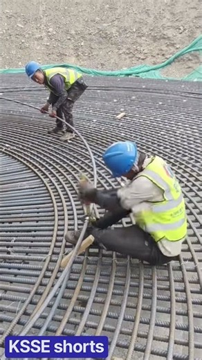 How Wind Turbine Foundations Are Reinforced 🌬️🏗️ #Construction #Engineering