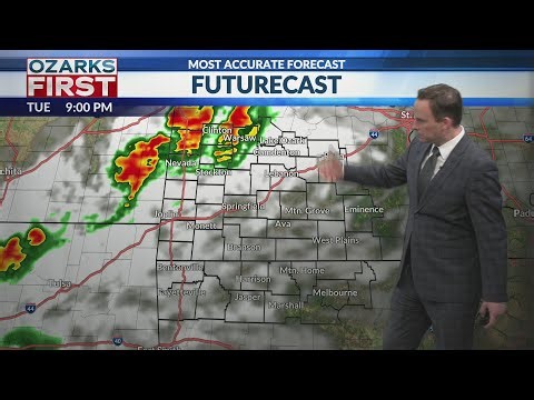 Storm chances tonight and tomorrow