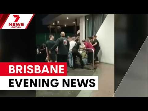 Police hunt Logan pub gunmen; Fraser Coast farmer feared dead in floods; mower murder trial | 7NEWS