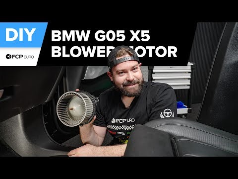 BMW X5 Blower Motor Replacement DIY (2019-2026 BMW G05 X5, G06 X6)