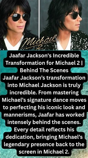 Jaafar Jackson's Incredible Transformation for Michael 2 | Behind The Scenes