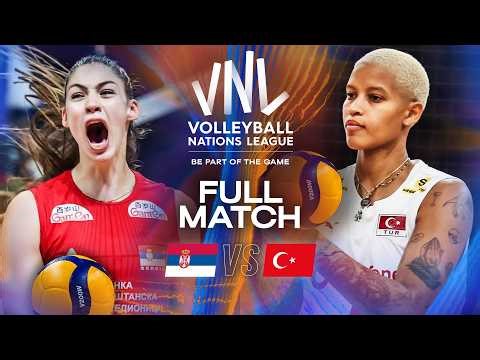 Serbia 🇷🇸 vs. Türkiye 🇹🇷 | VNL 2025 - Full Match | Week 3