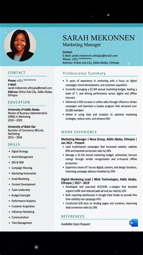 Professional CV Tips for Ethiopia: ATS-Friendly Guide 🇪🇹