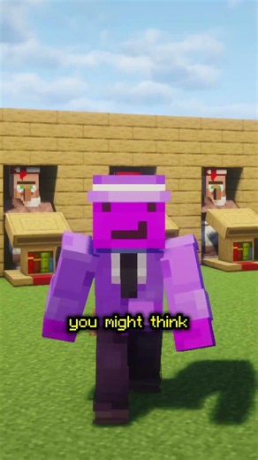 THIS VILLAGER CAN DESTROY YOU in Minecraft
