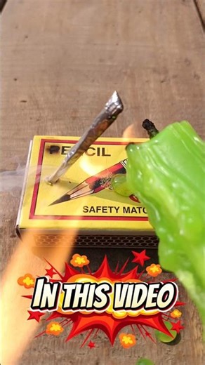 Matchstick Rocket 🚀 | Aluminium Foil Experiment 😱