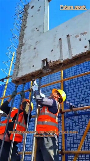 الهندسة: شاهد الدقة المرعبة في إسقاط جدار خرساني عملاق فوق حديد التسليح بالمليمتر