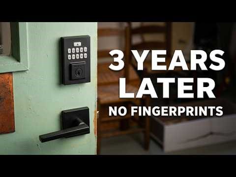 This keyless lock doesn't show fingerprints and here's the trick