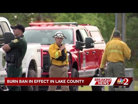 100+ acre fire in Lake County caused by new homeowner clearing land, officials say