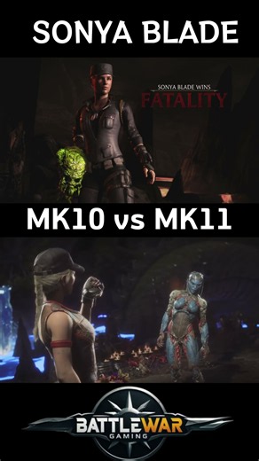Sonya Blade | Fatalities | MK10 vs MK11