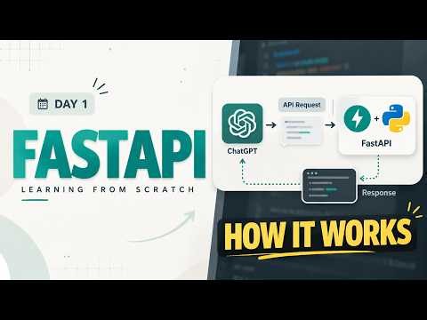 Learning Python FastAPI From Scratch (Day 1) | How APIs Power AI Apps