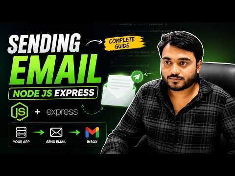 Day-42/60 Send Email Nodemailer SMTP Password Generate Node js Express || Mern Stack in Hindi
