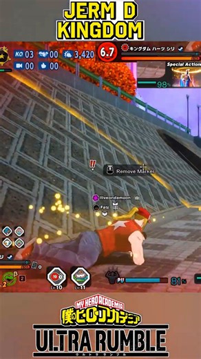 Fully Heal in STORM with STAR DEATH FLAME! | My Hero Ultra Rumble