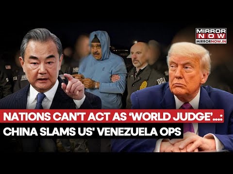 China's Wang Yi Slams US' Venezuela Operations, Says, 'Nations Can't Act As 'World Judge...' | Watch