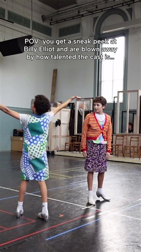 In rehearsals with Billy Elliot on Tour!