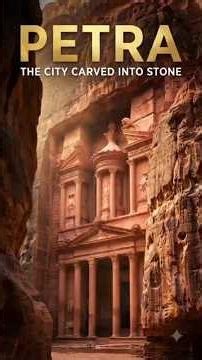PETRA: The Ancient City Carved Into Stone | The Lost Wonder of Jordan #documentary #shorts