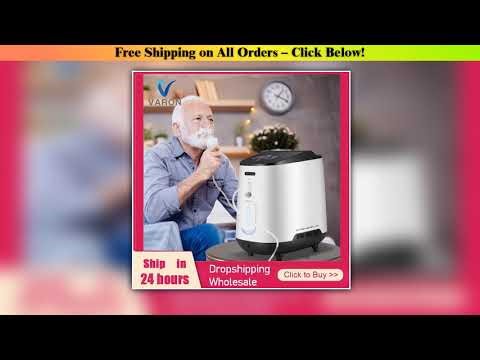 VARON 1-7L/min Oxygen Concentrator Machine Generator Portable Oxygen Making Machine Without