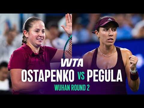 Jelena Ostapenko vs. Jessica Pegula | 2026 Wuhan Round 2 | WTA Match Highlights