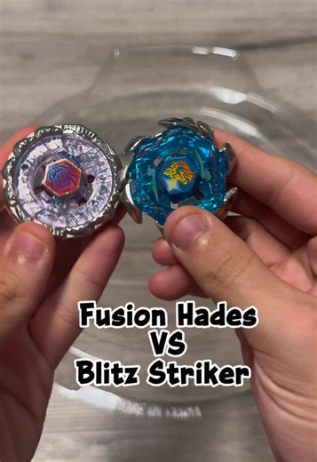 Fusion Hades VS Blitz Striker Bey Fight #beyblade #beyblademetalfusion #beyblademetalmaster #beyblademetalfury #beybladecontent