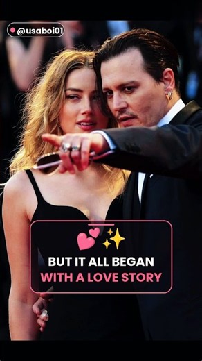 Johnny Depp & Amber Heard: A Story of Love and Loss 💔 #shorts