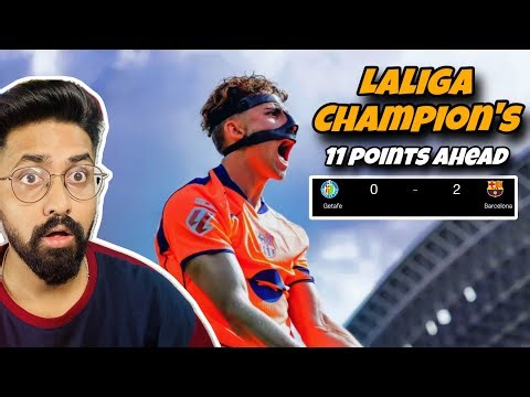 Barcelona 2-0 Getafe Real Madrid BOTTLED IT — La Liga Title RACE Is DONE