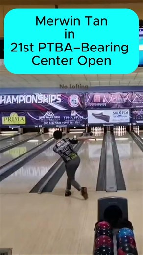 Merwin Tan in Open Masters Finals - 21st PTBA–Bearing Center Open - #brighterbowling #bowling #300