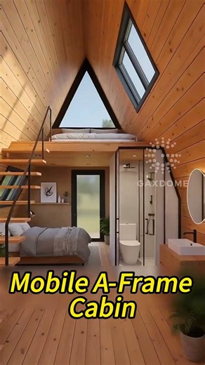 Modern Mobile A-Frame Cabin – Ready to Deploy Anywhere
