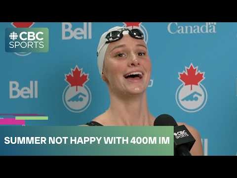 Summer McIntosh reveals what she watched after world record swim, not being happy with 400 IM & more